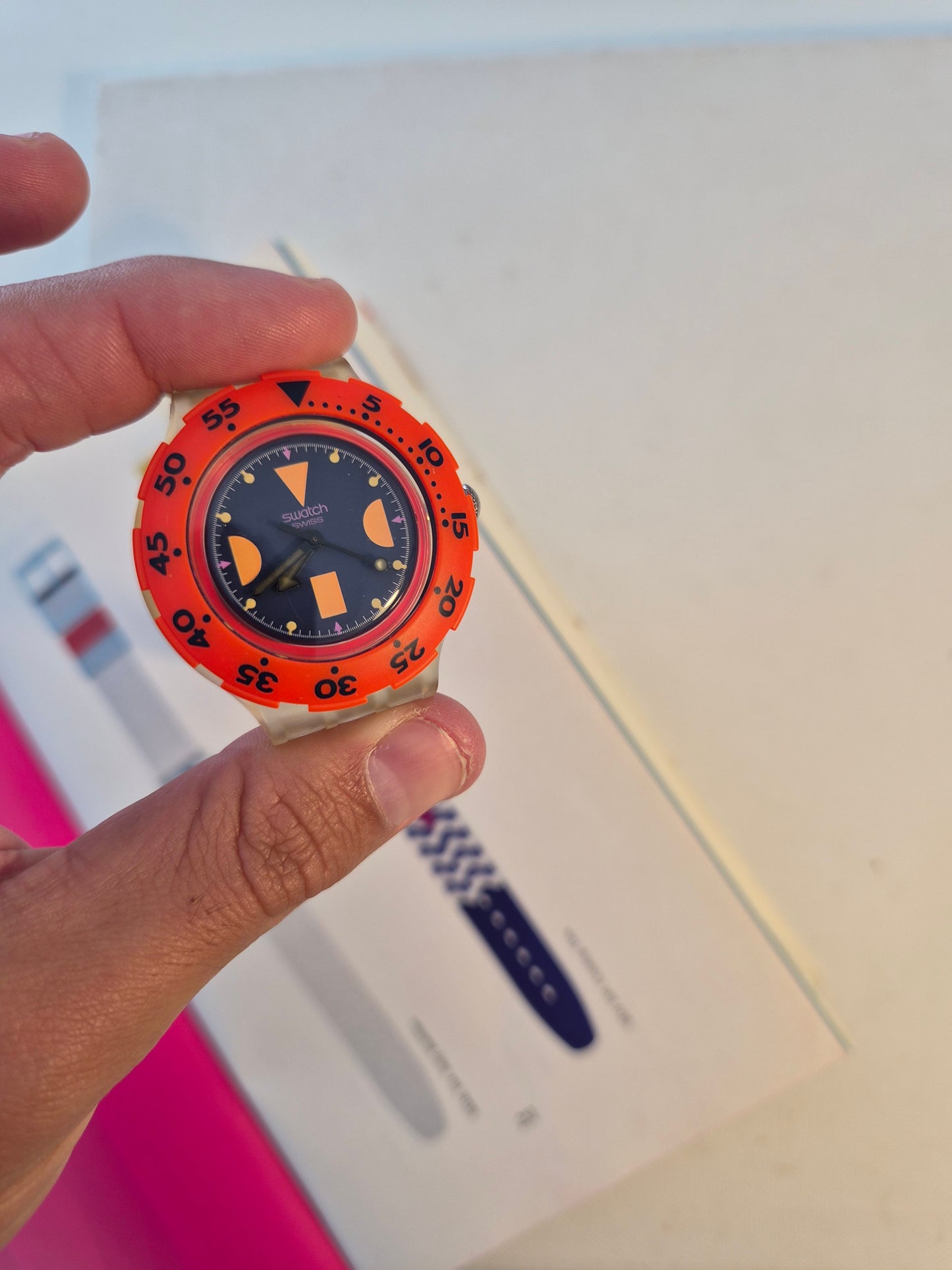 Swatch Deep Blue - Jelly bubbles