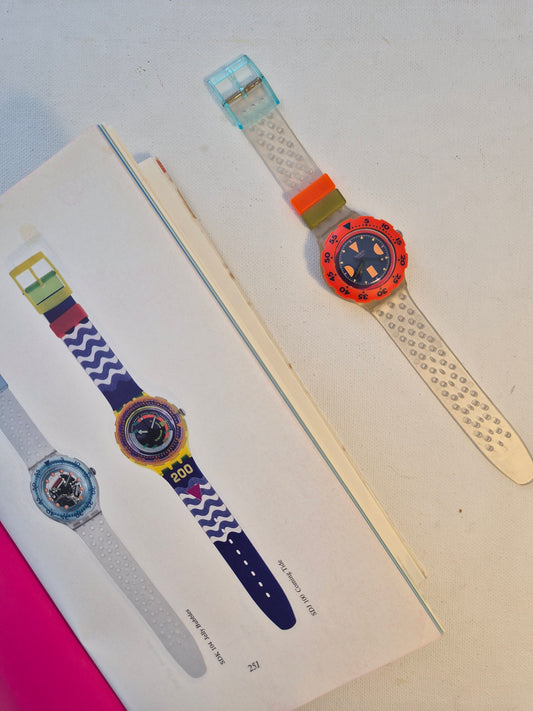 Swatch Deep Blue - Jelly bubbles