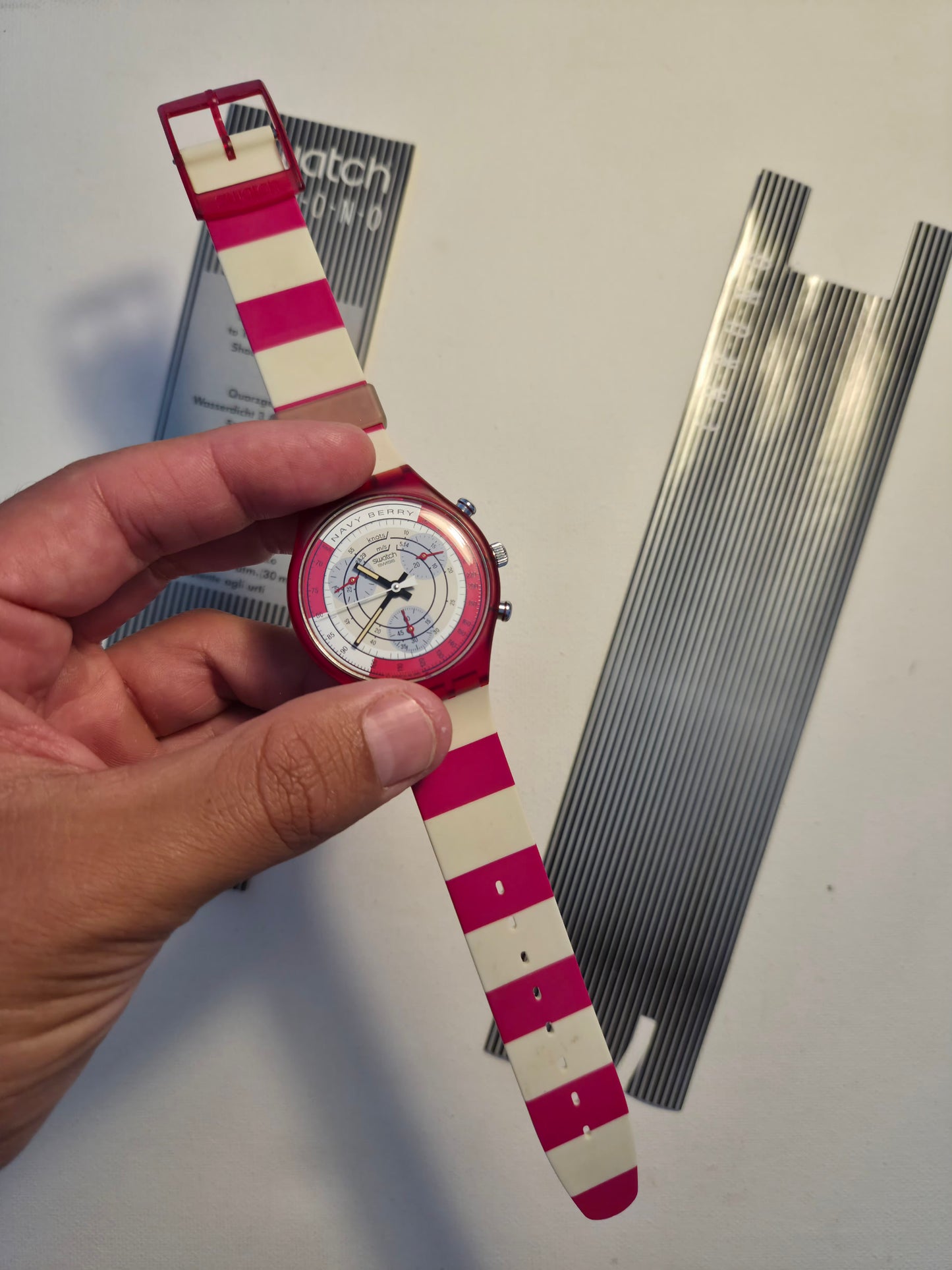 Swatch Navy Berry